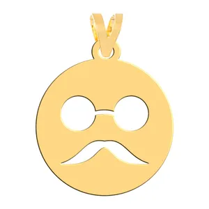 آویز گردنبند طلا 18 عیار زنانه فرشته مدل صورتک WNL-000618