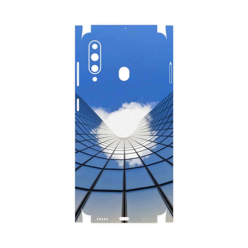برچسب پوششی ماهوت مدل Glass skyscraper-FullSkin مناسب برای گوشی موبایل سامسونگ Galaxy A60