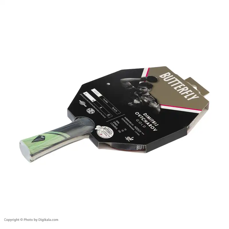 راکت پینگ پنگ باترفلای مدل dimitrij ovtcharov سری gold