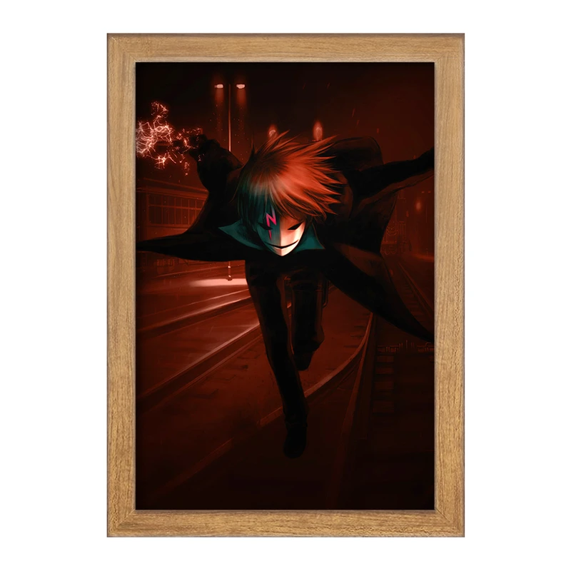 تابلو خندالو مدل هی انیمه تاریک تر از سیاهی Darker Than Black  کد 22587