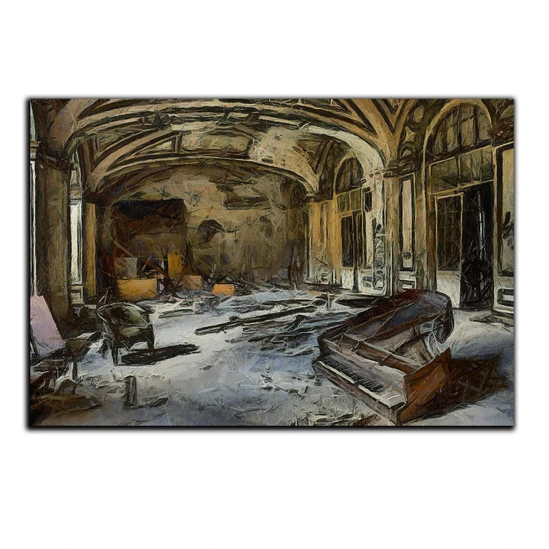 تابلو شاسی بکلیت طرح ساز موسیقی پیانو مدل SH-5972