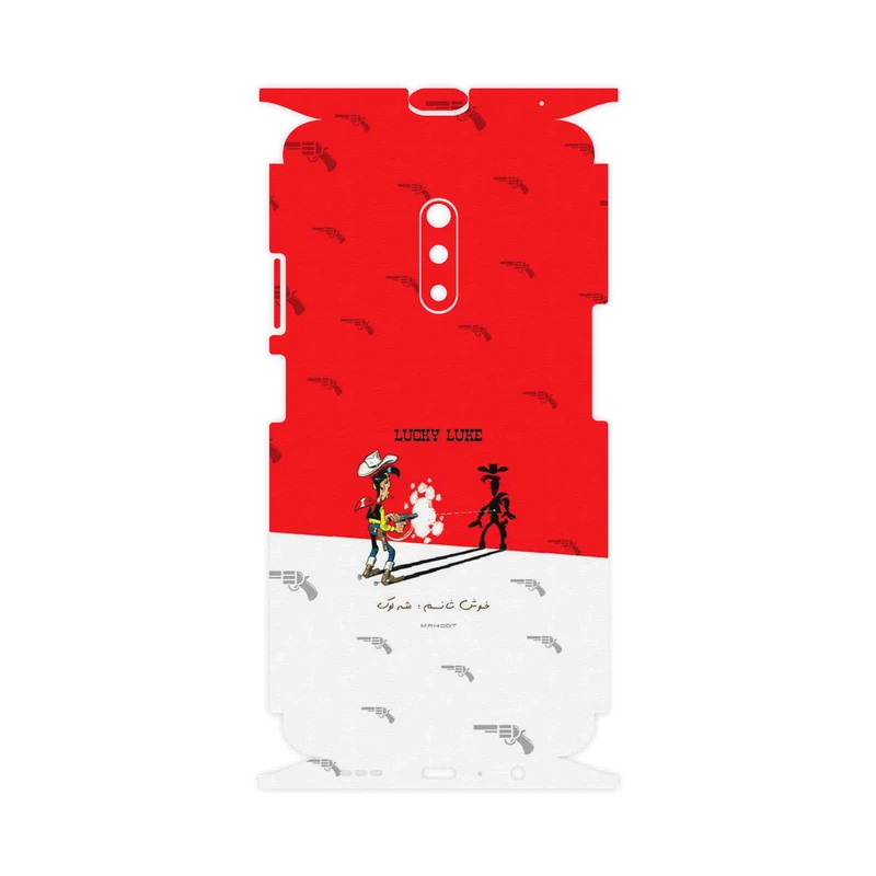 برچسب پوششی ماهوت مدل Lucky Luke-FullSkin مناسب برای گوشی موبایل اپو Realme X