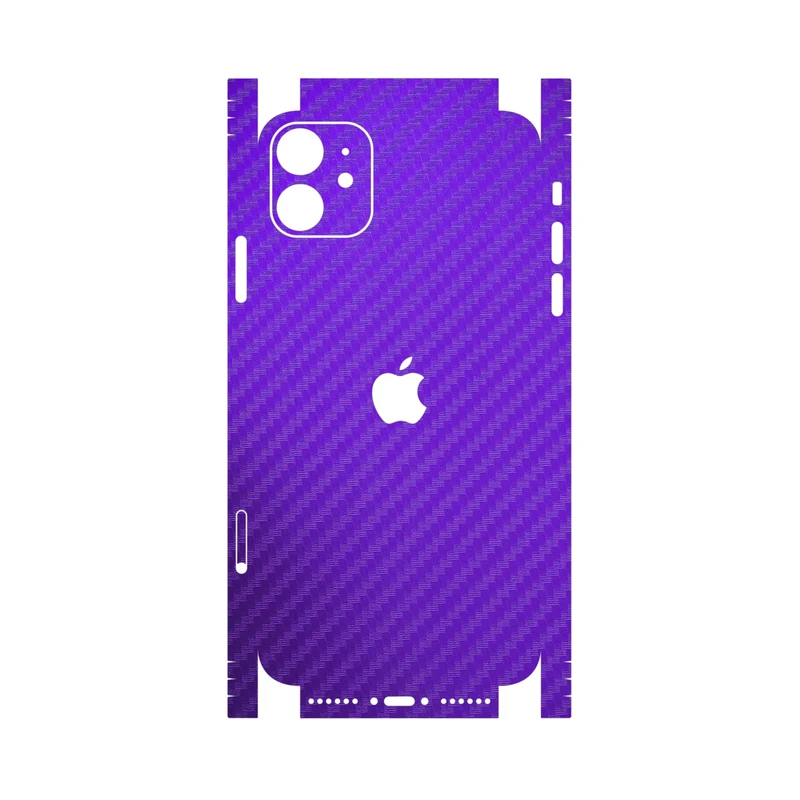 برچسب پوششی ماهوت مدل Purple-Fiber-FullSkin مناسب برای گوشی موبایل اپل iPhone 11