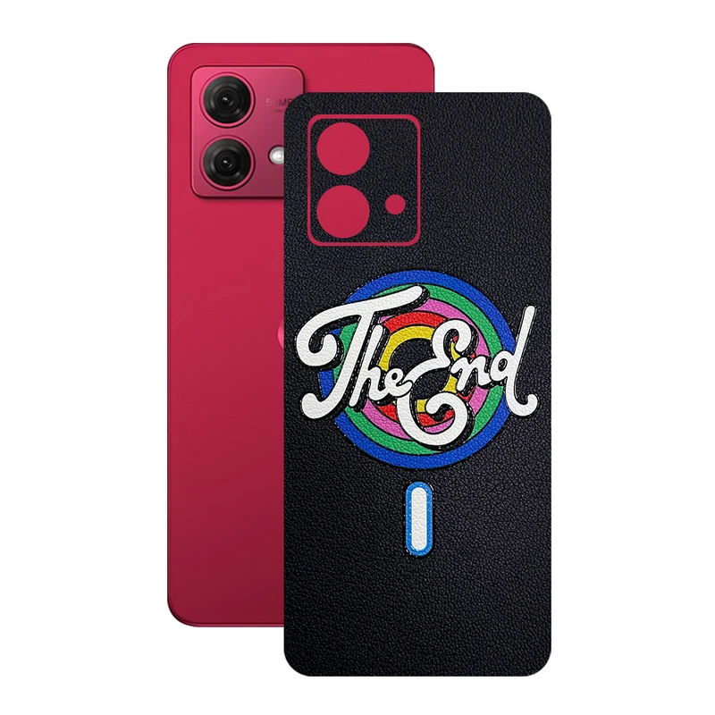برچسب پوششی ریمکس مدل Leth طرح THE END مناسب برای گوشی موبایل موتورولا Moto G84