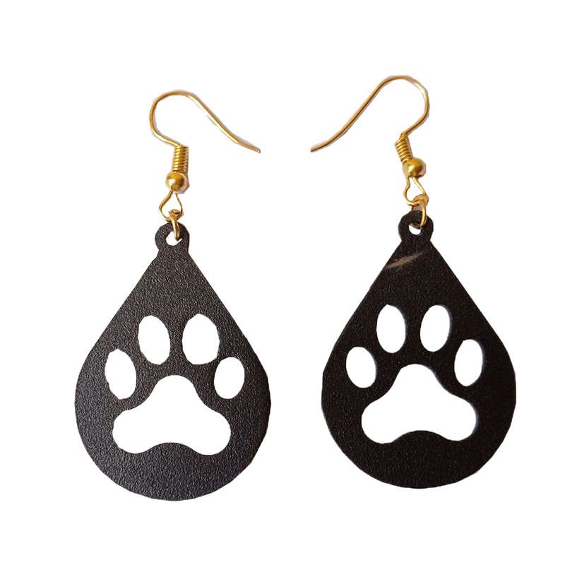 گوشواره دخترانه مدل پنجه گربه 1744 گوشواره دخترانه مدل پنجه گربه 1744