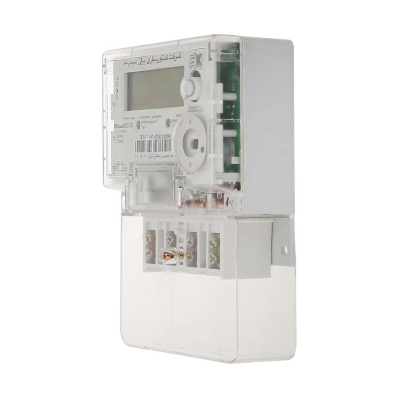 کنتور فرعی برق تک فاز شرکت کنتورسازی ایران مدل Mizan2000 کد 001