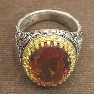 انگشتر نقره مردانه مدل سنگ الکساندریت کد P480