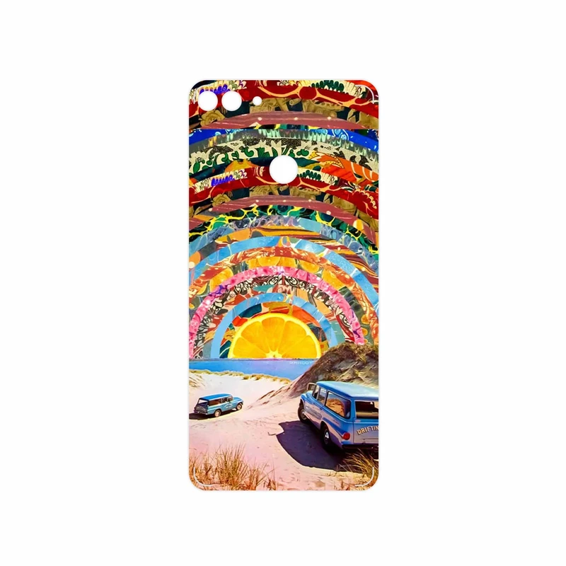 برچسب پوششی ماهوت مدل Collage of Orange Sky مناسب برای گوشی موبایل هوآوی Y9 2018