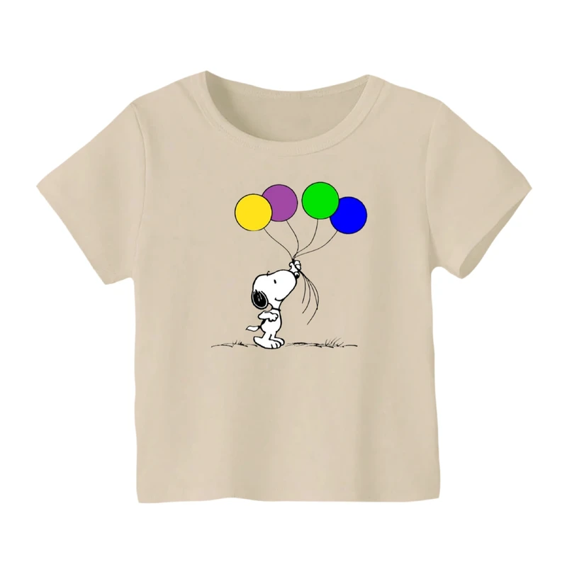 تی شرت آستین کوتاه بچگانه مدل اسنوپی کد ۶