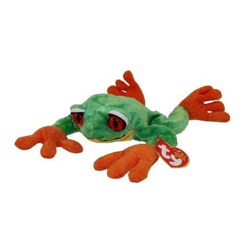 عروسک تی وای طرح قورباغه مدل Panama کد SZ4/124 طول 27 سانتی‌متر