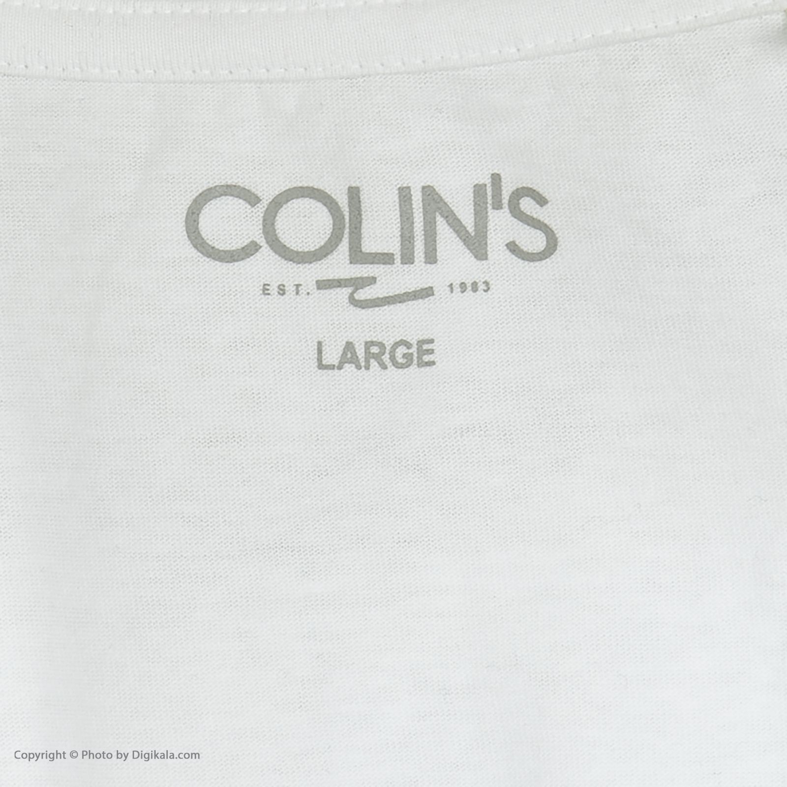 تیشرت مردانه کالینز مدل CL1032614-WHITE -  - 5