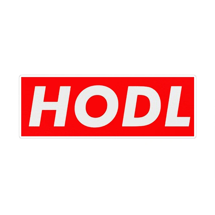 استیکر لپ تاپ ماسا دیزاین طرح HODL مدل STKJO