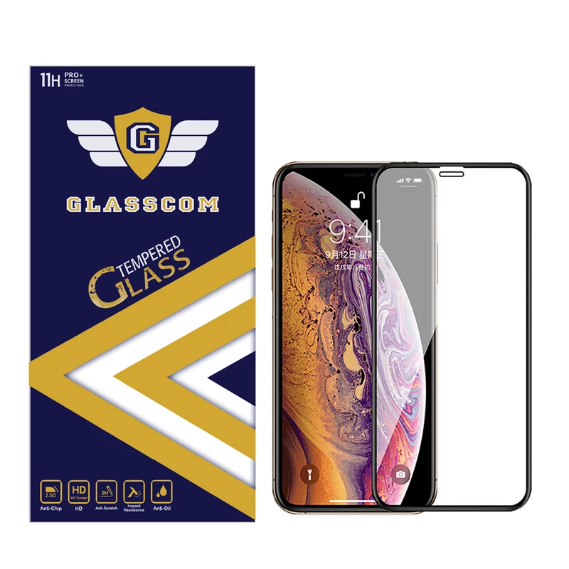 محافظ صفحه نمایش گلس کام مدل GC-X مناسب برای گوشی موبایل اپل iPhone X