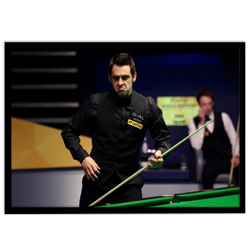 تابلو نوری بکلیت طرح بازیکن اسنوکر و بیلیارد رونی سالیوان مدل B-14246