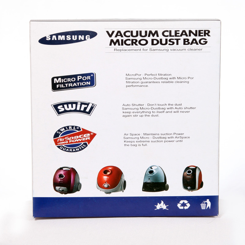 پاکت جاروبرقی  مدل Micro dust bag مناسب برای جاروبرقی  بسته 5عددی