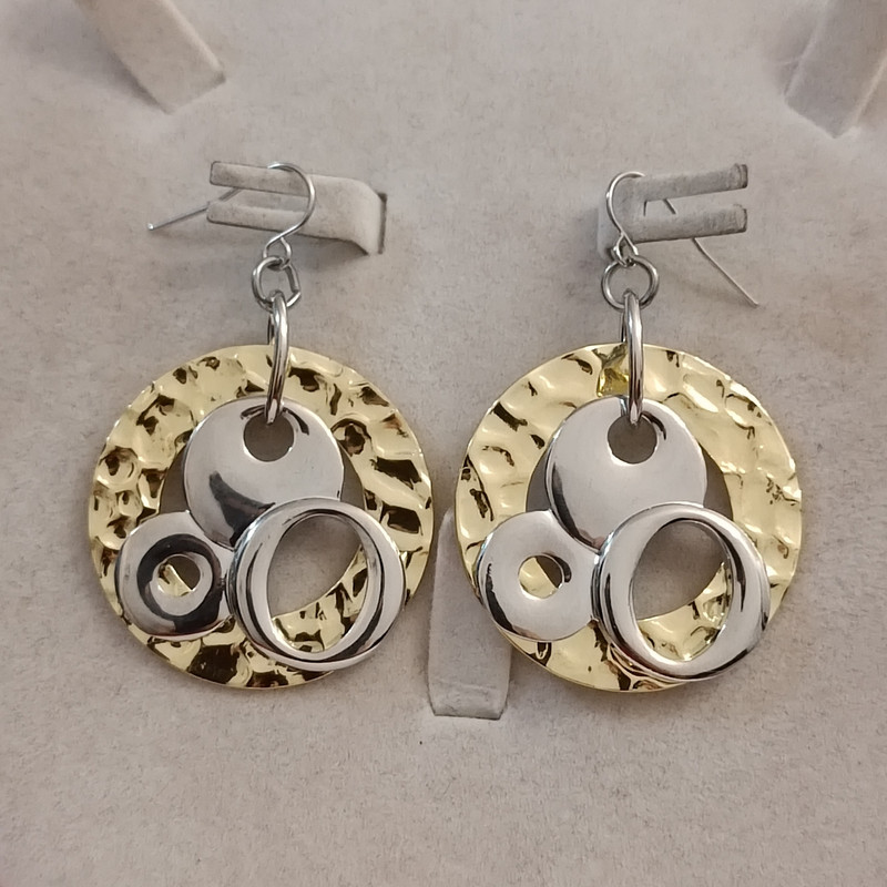 گوشواره زنانه مدل حلقه استیل