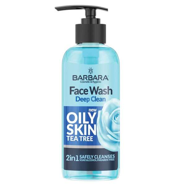 ژل شستشو صورت باربارا مدل tea tree حجم 370 میلی لیتر ژل شستشو صورت باربارا مدل tea tree حجم 370 میلی لیتر