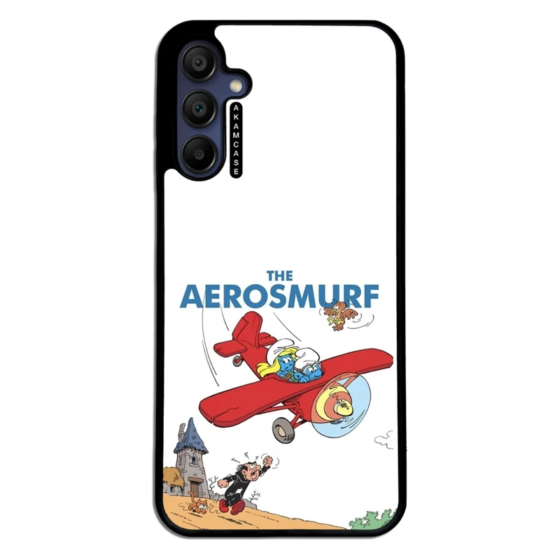 کاور آکام مدل AMC-WSGA15-SMURFS-23 مناسب برای گوشی موبایل سامسونگ Galaxy A15