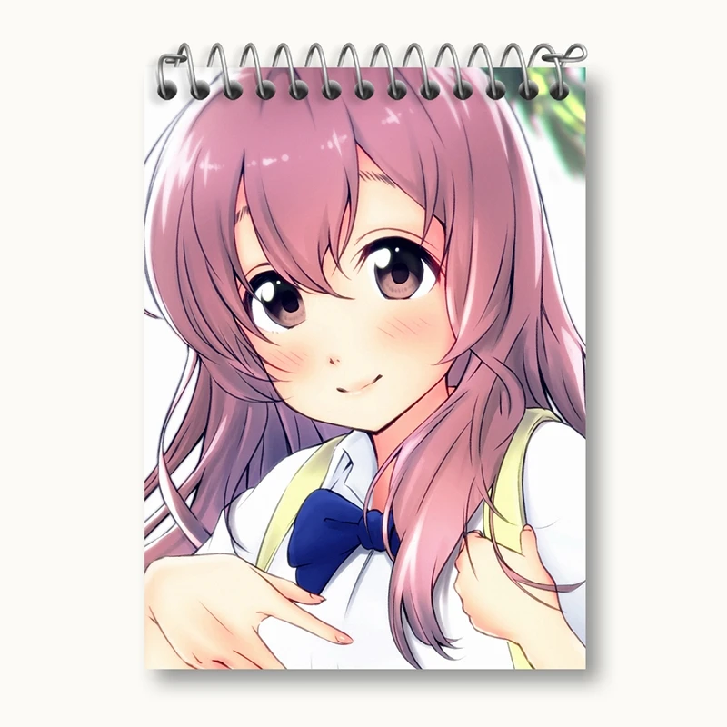 دفتر یادداشت 50 برگ خندالو مدل شوکو نیشیمیا انیمه سایلنت ویس A Silent Voice کد 15816