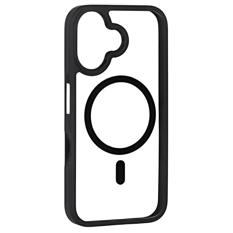 کاور کینگدام مدل Clear Magnetic Black safe مناسب برای گوشی موبایل سامسونگ Galaxy A06