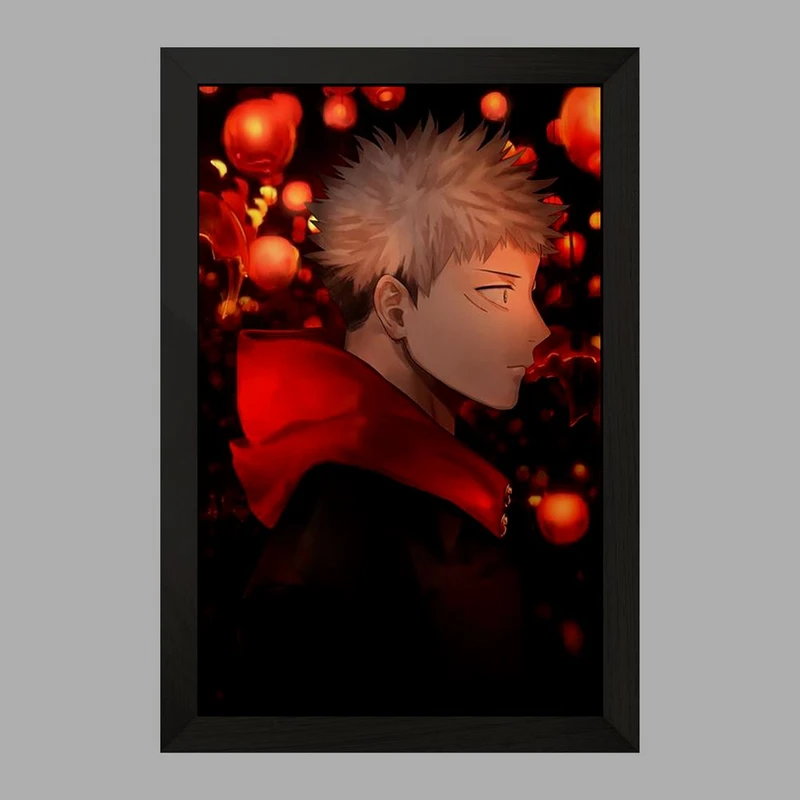 تابلو خندالو مدل ایتادوری یوجی انیمه جوجوتسو کایزن  کد 11058