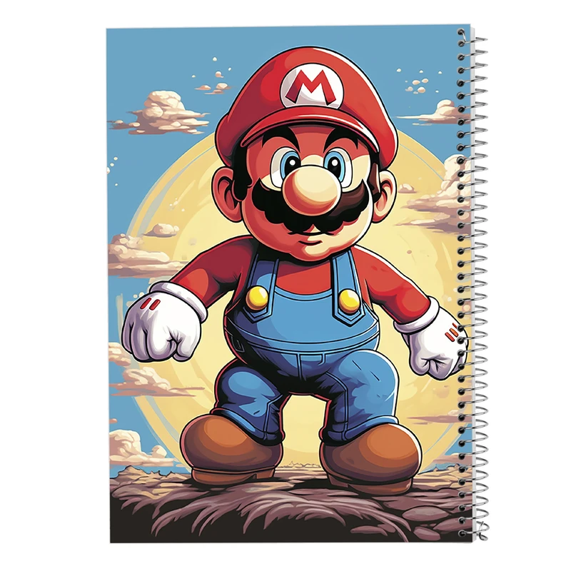 دفتر مشق 50 برگ مدوپد مدل سوپرماریو super mario کد DF2861