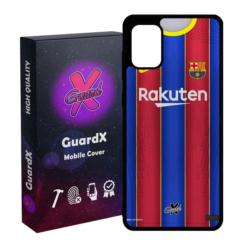 کاور گارد ایکس طرح بارسلونا مدل Glass10228 مناسب برای گوشی موبایل سامسونگ Galaxy A31