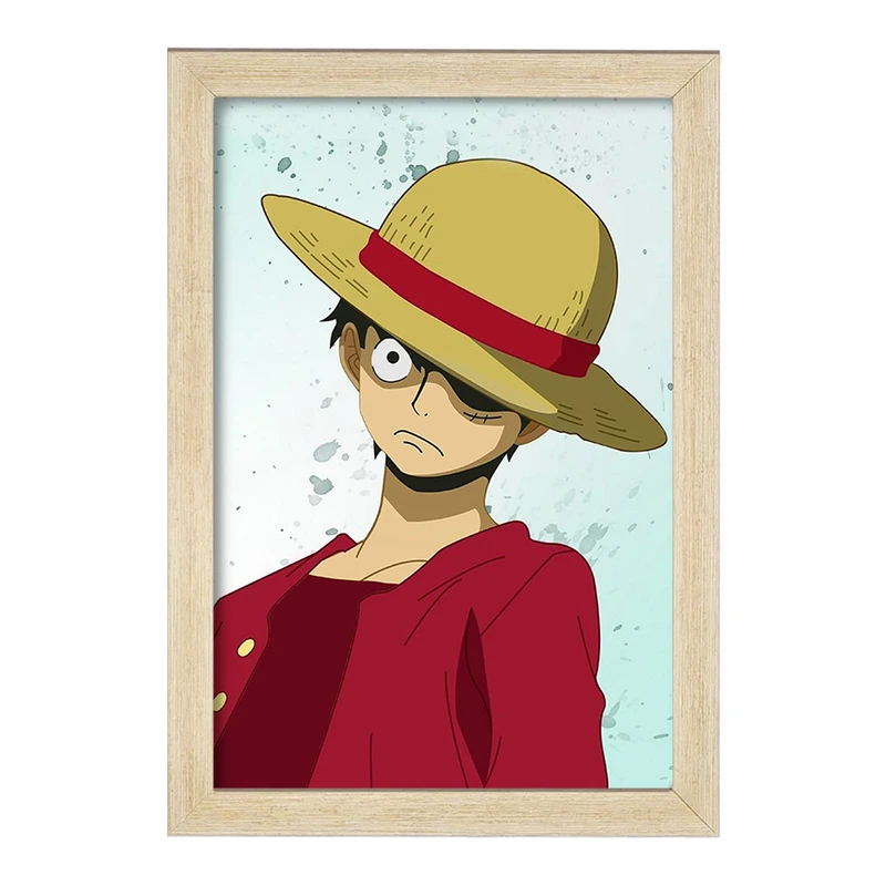 تابلو خندالو مدل لوفی دی مانگی انیمه وان پیس One Piece  کد 11433