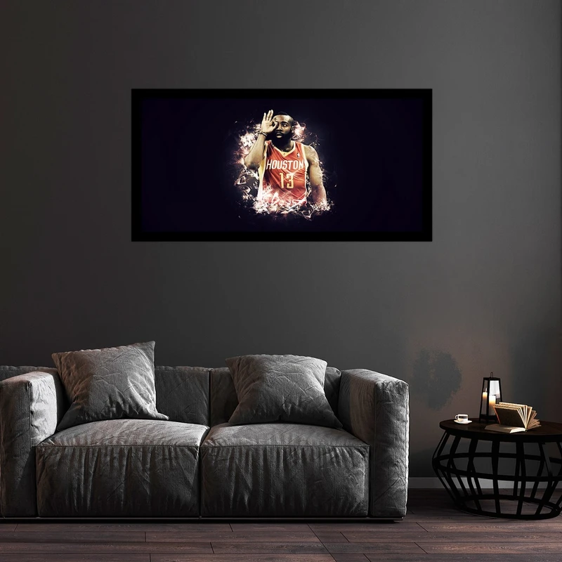تابلو بکلیت طرح بازیکن بسکتبال جیمز هاستون مدل B-S4721