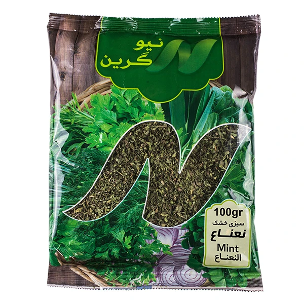 سبزی نعناع خشک نیوگرین-100گرم عکس شماره 1