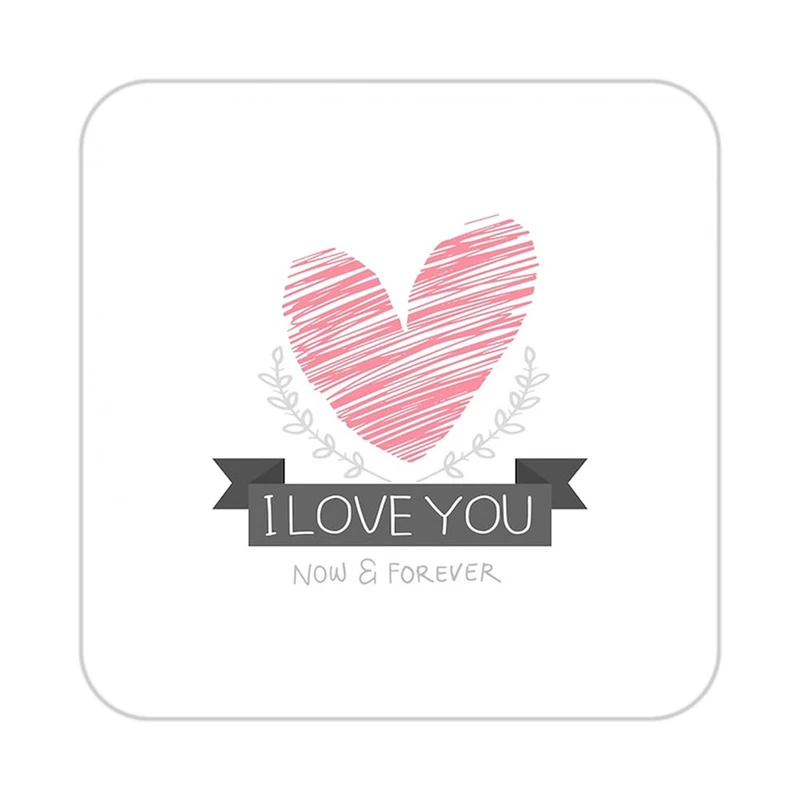 زیر لیوانی کاکتی طرح عاشقانه مدل mp38732