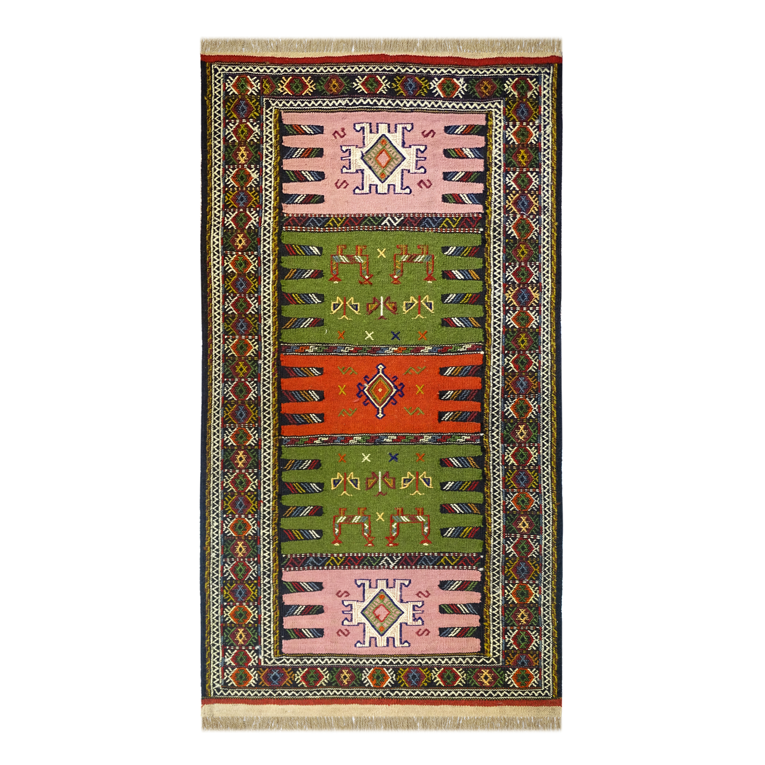 گلیم دستبافت دو متری کد 5034