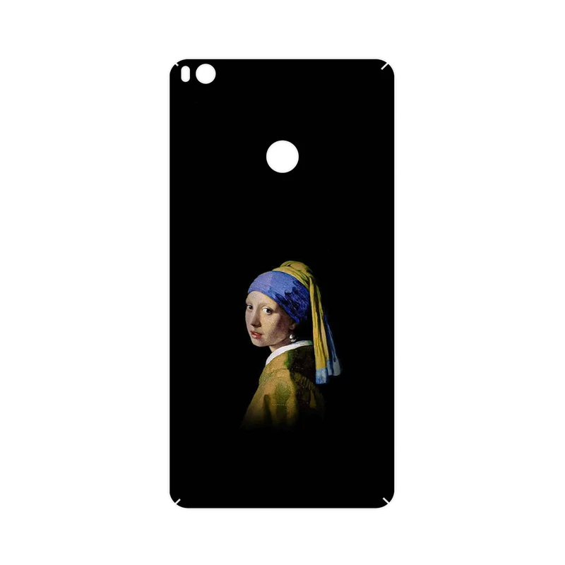 برچسب پوششی ماهوت مدل Girl with a Pearl Earring of Vermeer مناسب برای گوشی موبایل شیائومی Mi Max 2