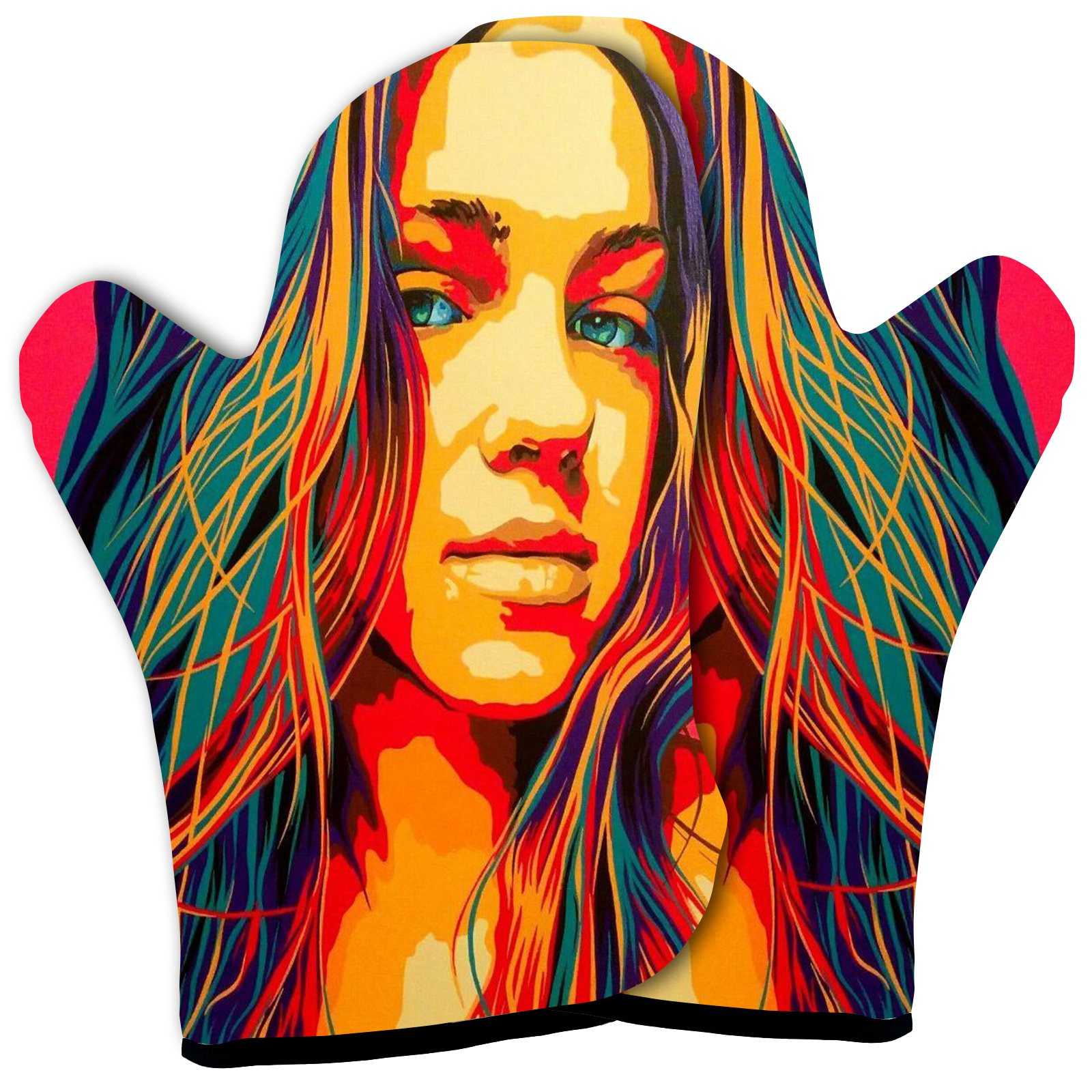 دستکش فر شمسه نگار مدل 002 بسته 2 عددی