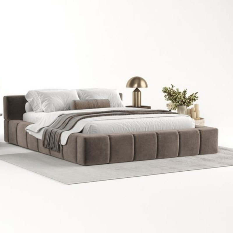 تخت خواب دو نفره کد DR 4686 سایز 200x140 سانتی متر