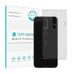 Rockspace HyGEL Transparent phone back protector suitable for Nokia 6.1Plus mobile phone