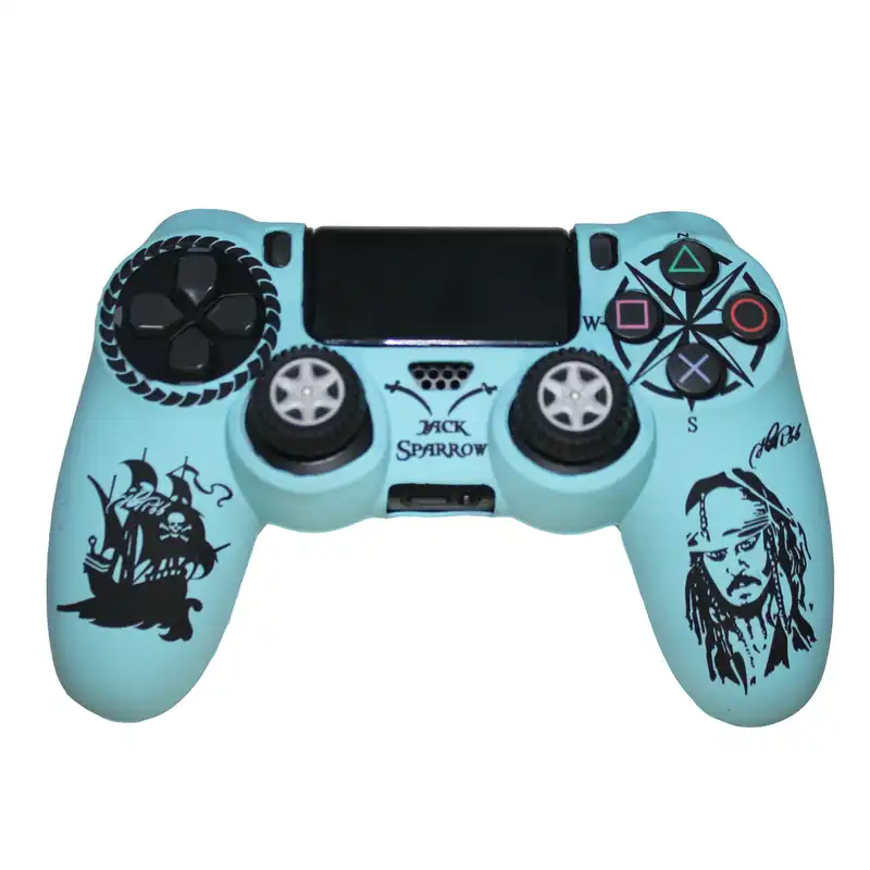 محافظ دسته پلی استیشن 4 مدل WH S jack sparrow به همراه روکش آنالوگ