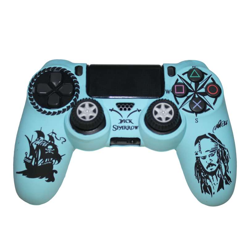 محافظ دسته پلی استیشن 4 مدل WH S jack sparrow به همراه روکش آنالوگ