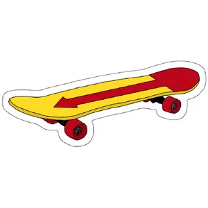 استیکر مدل Skateboard