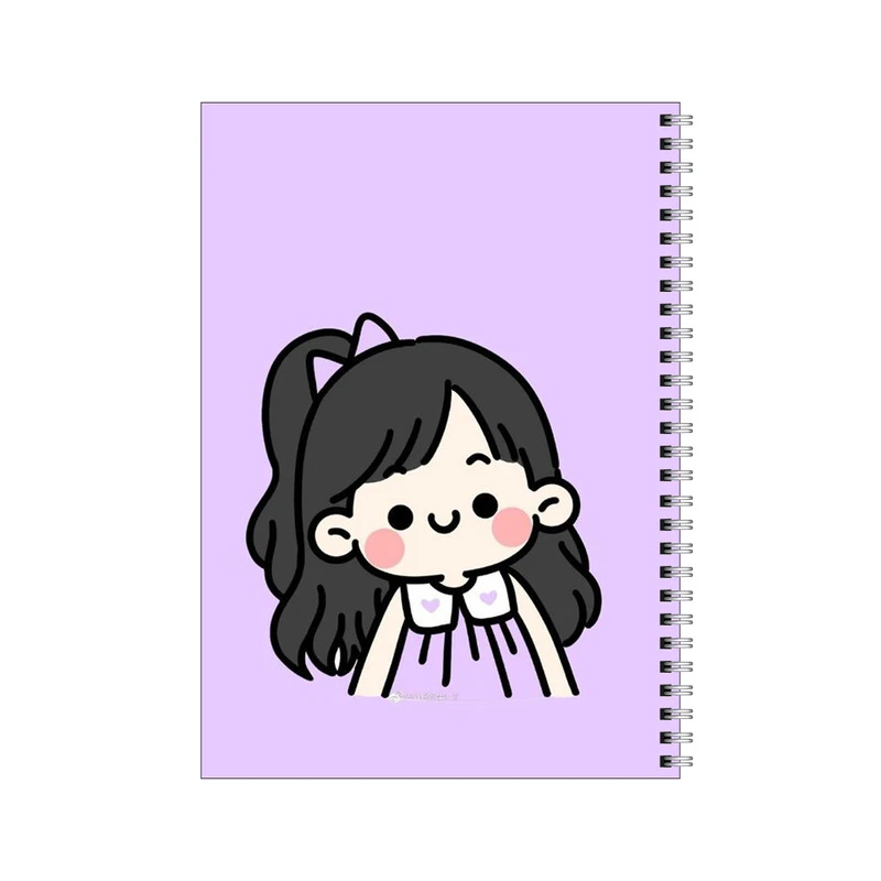 دفتر مشق 80 برگ بامبیلیپ طرح دختر کیوت کد 3182511