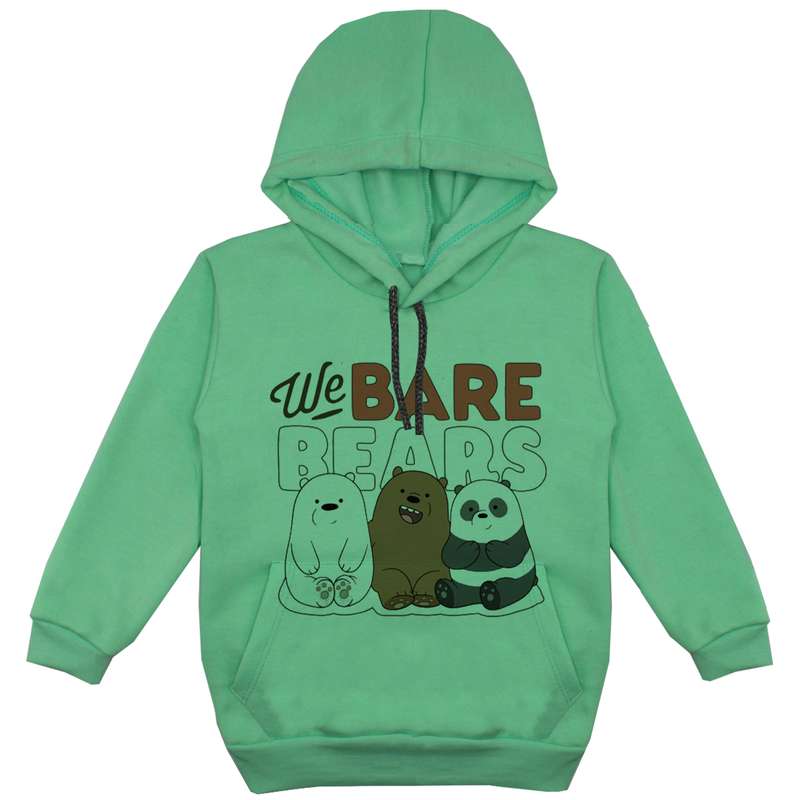 هودی پسرانه مدل سه خرس F20 رنگ سبز