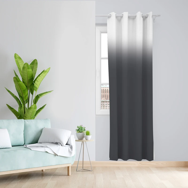 پرده طرح سایه روشن مدل مخمل پانچی کد 4219a z سایز 140x200 سانتی متر