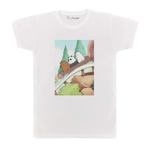 تی شرت بچگانه پرمانه طرح خرس های کله فندقی کد pmt.5547