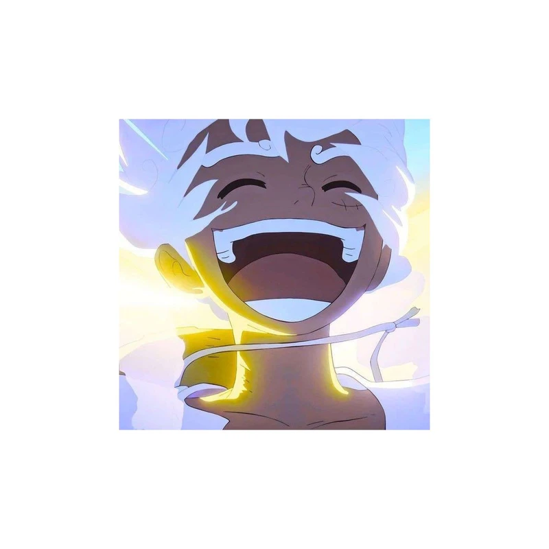 استیکر لپ تاپ و موبایل مدل انیمه طرح وان پیس مانکی دی لوفی کد 6350