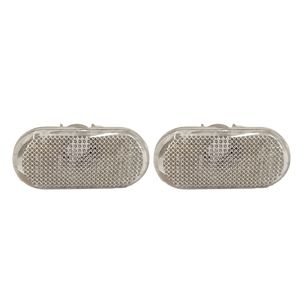 قاب راهنما گلگیر خودرو قطعه سازان کبیر مدل GHB-L90WH-30508 مناسب برای رنو L90 مجموعه 2 عددی
