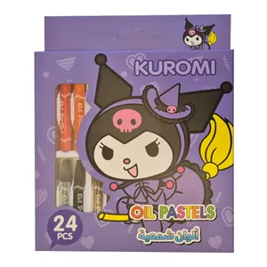 مداد شمعی 24 رنگ مدل کرمی ۲۴ عددی