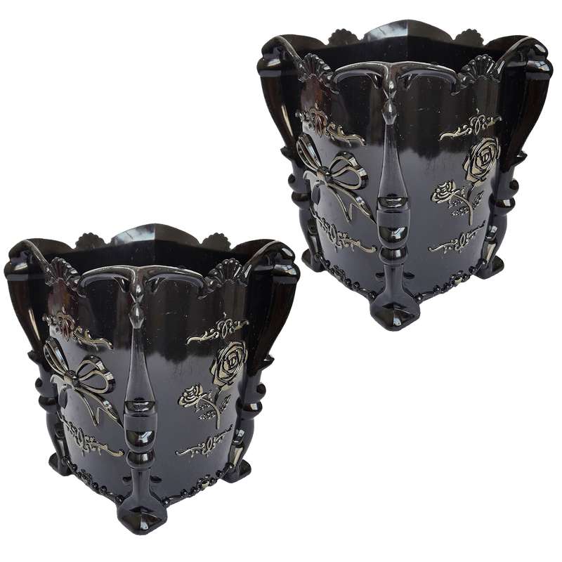 جامدادی رومیزی مدل گل بسته 2 عددی