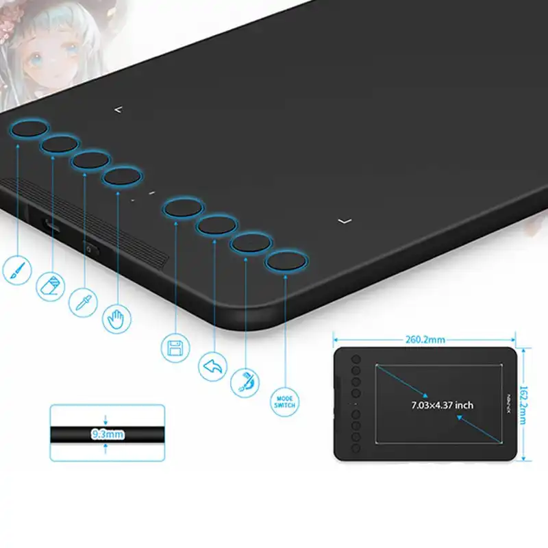 قلم نوری ایکس پی-پن مدل Deco Mini 7w Wireless