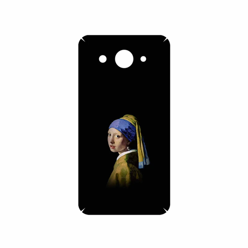 برچسب پوششی ماهوت مدل Girl with a Pearl Earring of Vermeer مناسب برای گوشی موبایل هوآوی Y3 2018
