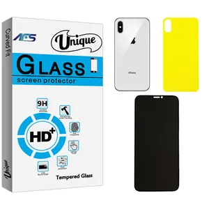 AFS Unique Privacy Screen Protector For apple x With Back Protector